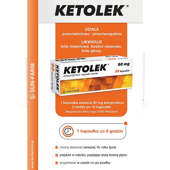 Ketolek 50 mg - ulotka reklamowa